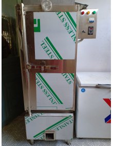 Tủ hấp cơm 50kg dùng điện và gas