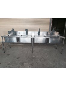 Bồn 4 ô inox