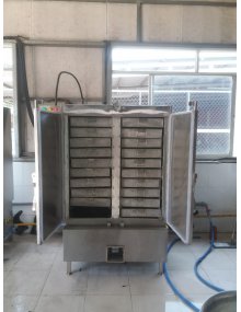 Tủ hấp cơm 100kg dùng điện và gas