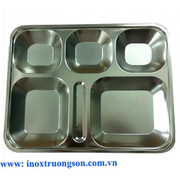 Khay Inox 6 Ô